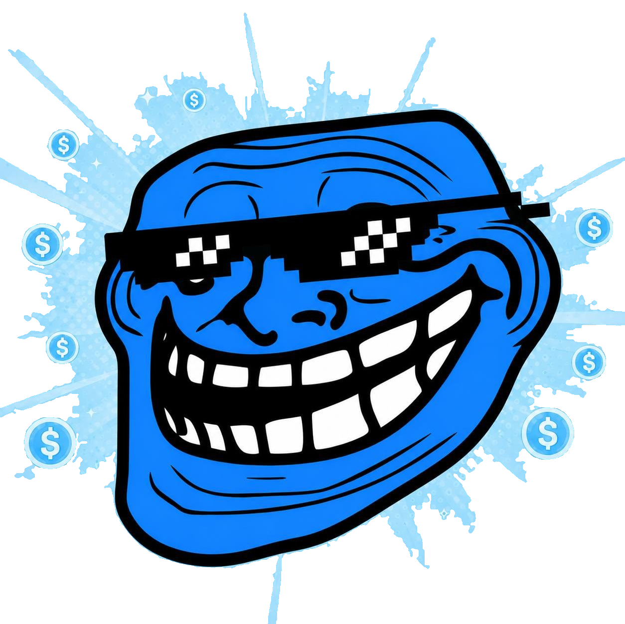 USDC TROLL face